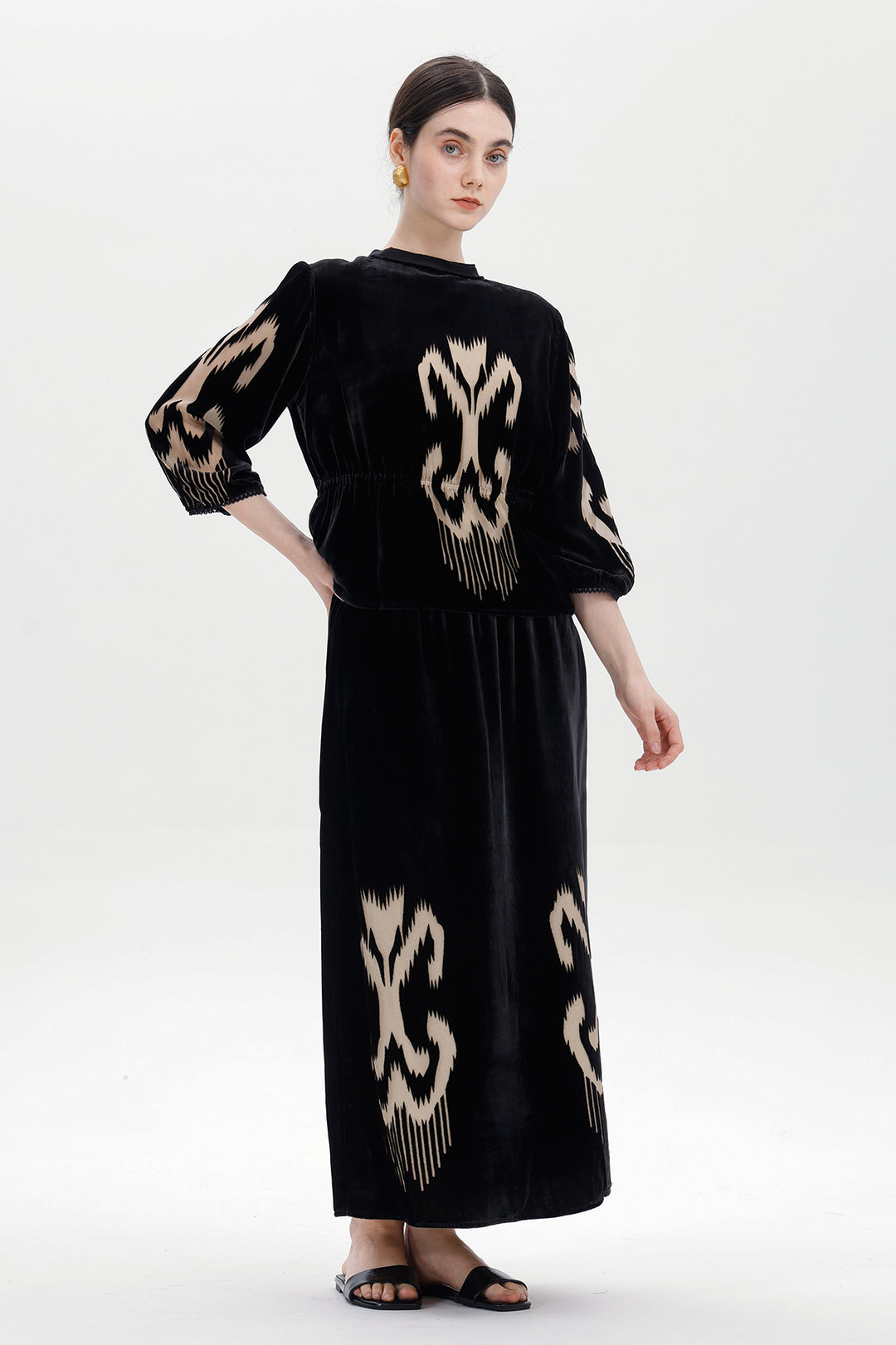 Noemi Silk Velvet Set