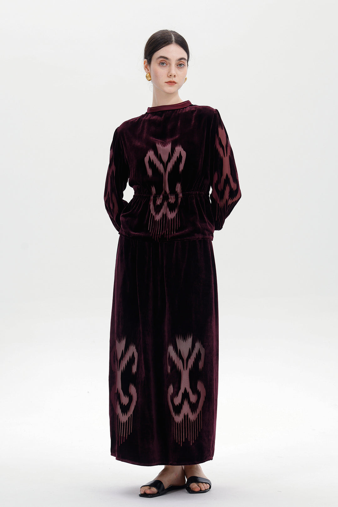 Noemi Silk Velvet Set