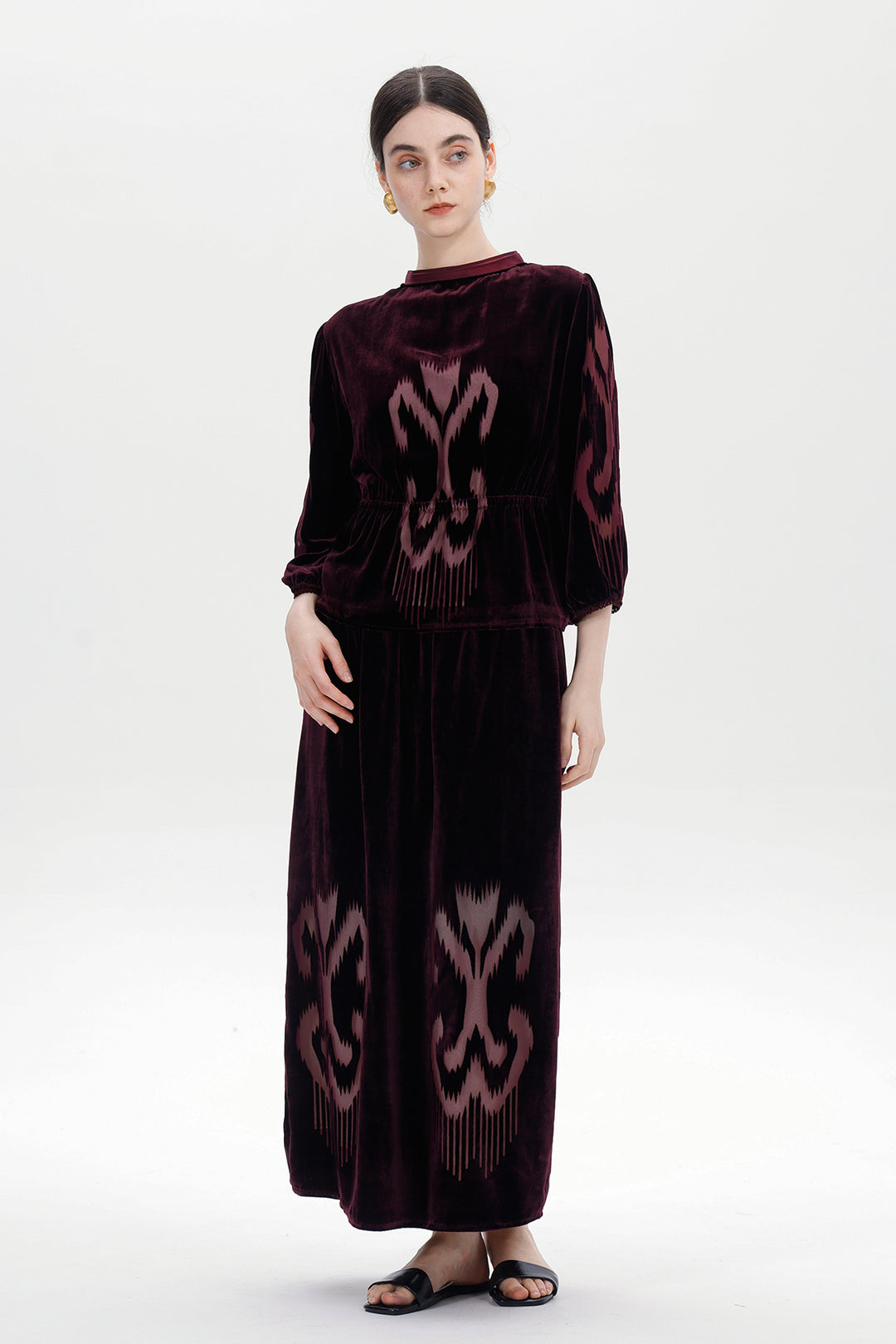 Noemi Silk Velvet Set