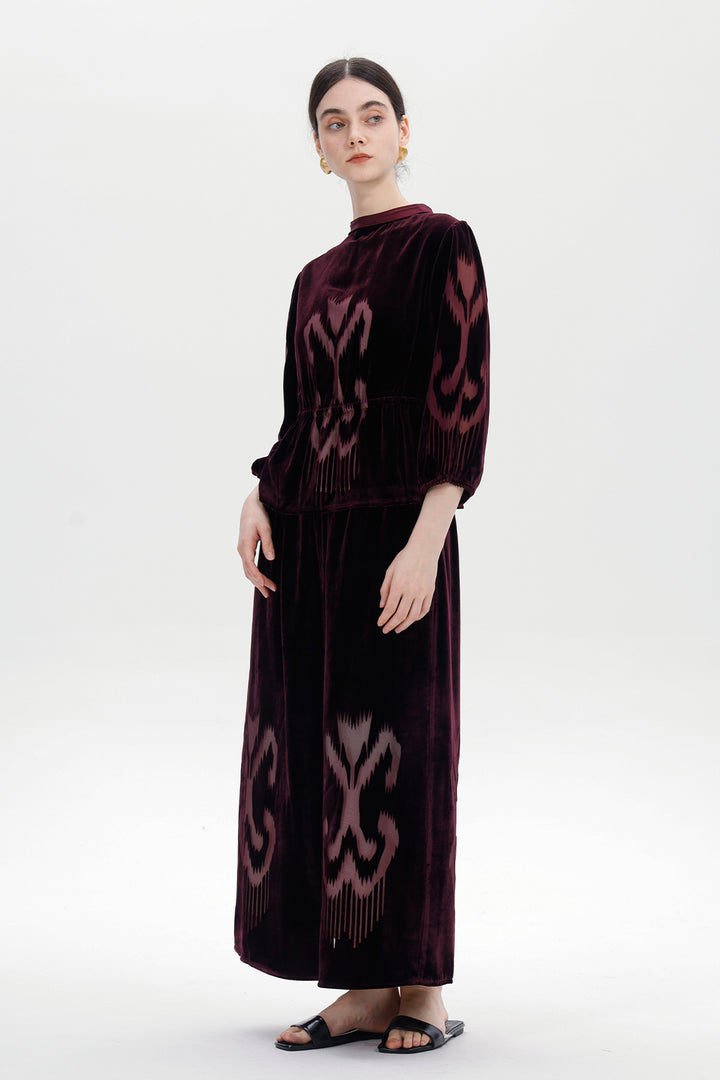 Noemi Silk Velvet Set