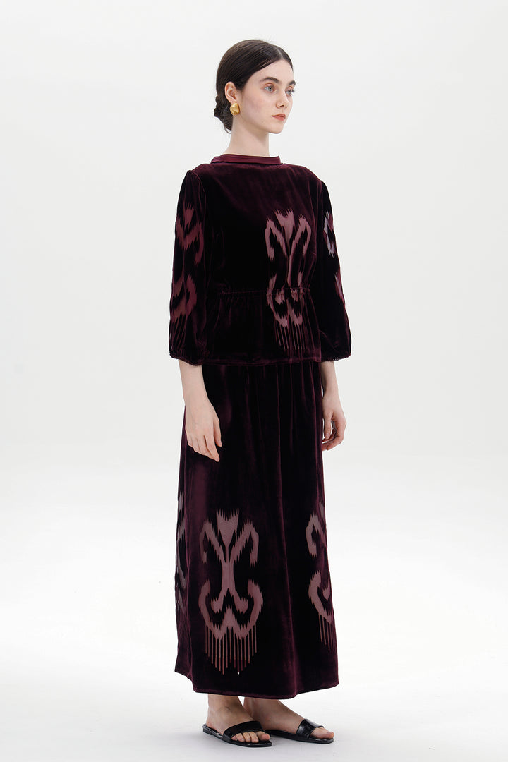 Noemi Silk Velvet Set