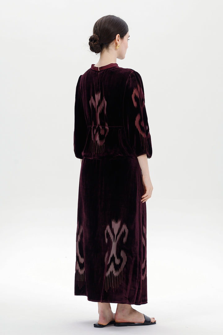 Noemi Silk Velvet Set