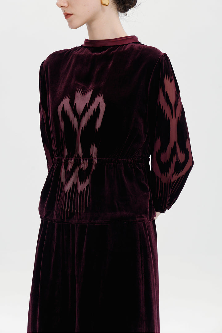 Noemi Silk Velvet Set