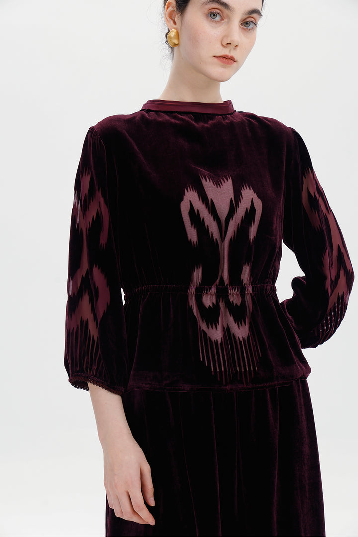 Noemi Silk Velvet Set