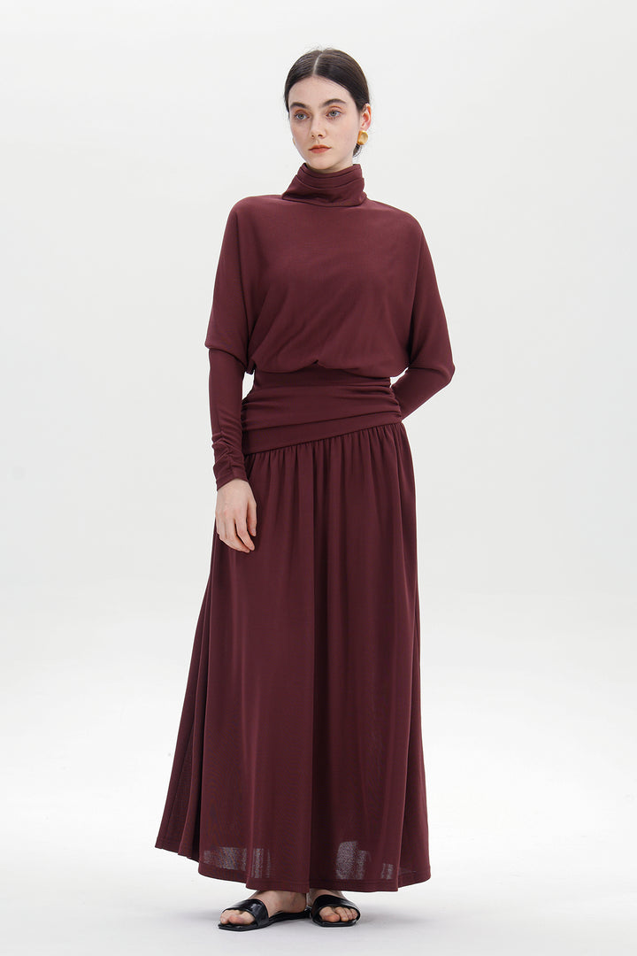 Ziva Draped Long Dress