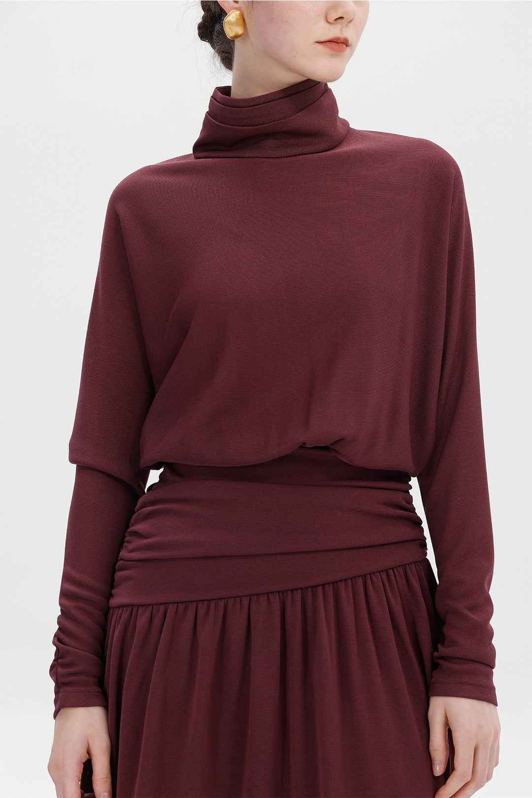 Ziva Draped Long Dress