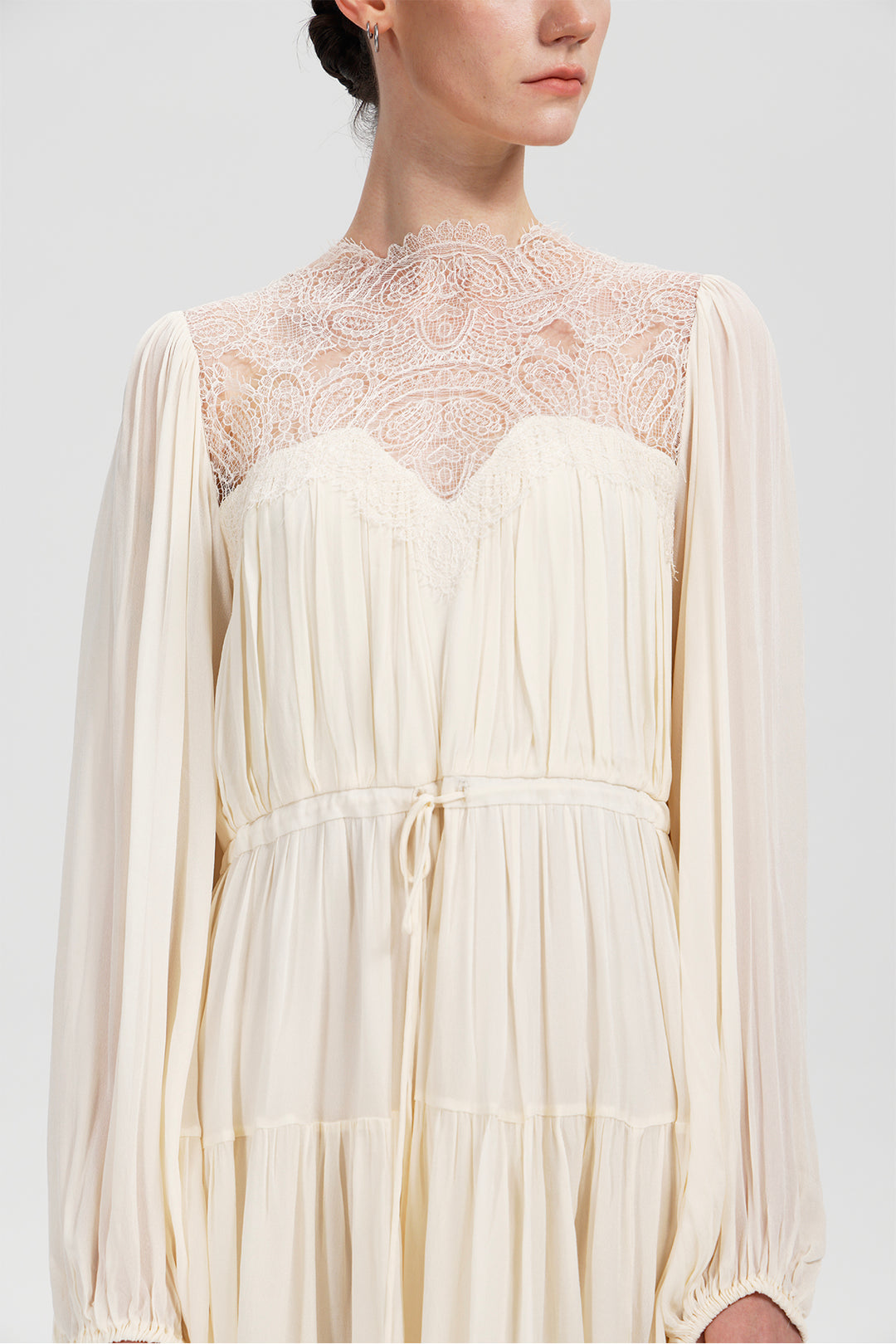 Imogen Lace Silk Mini Dress