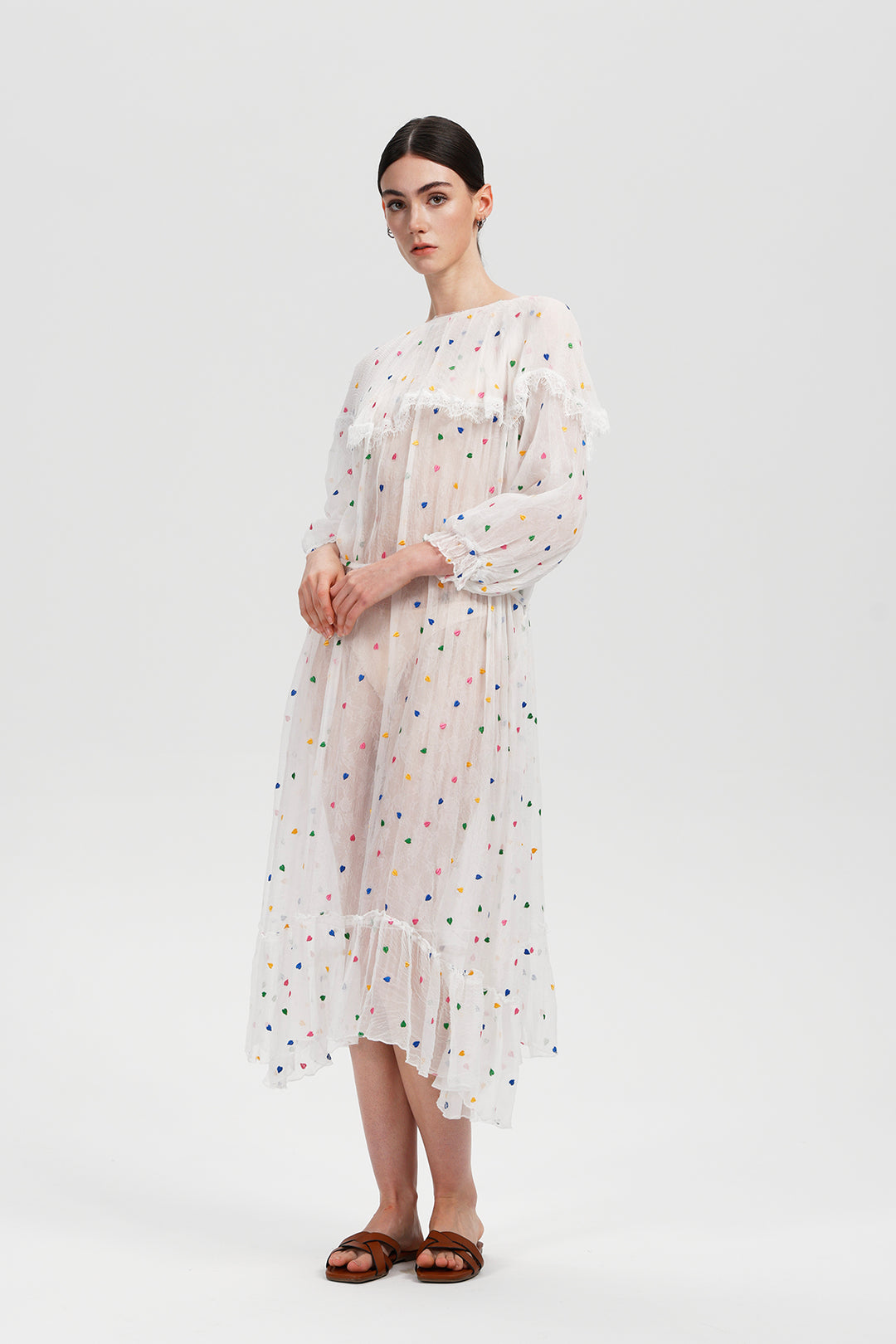 Elodie Confetti Heart Dress