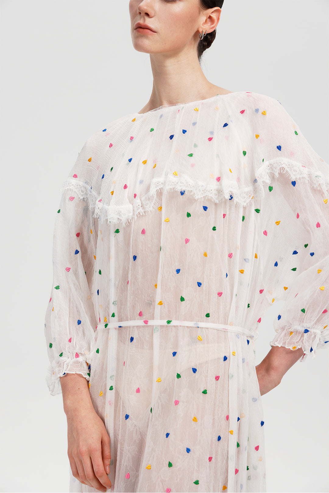 Elodie Confetti Heart Dress