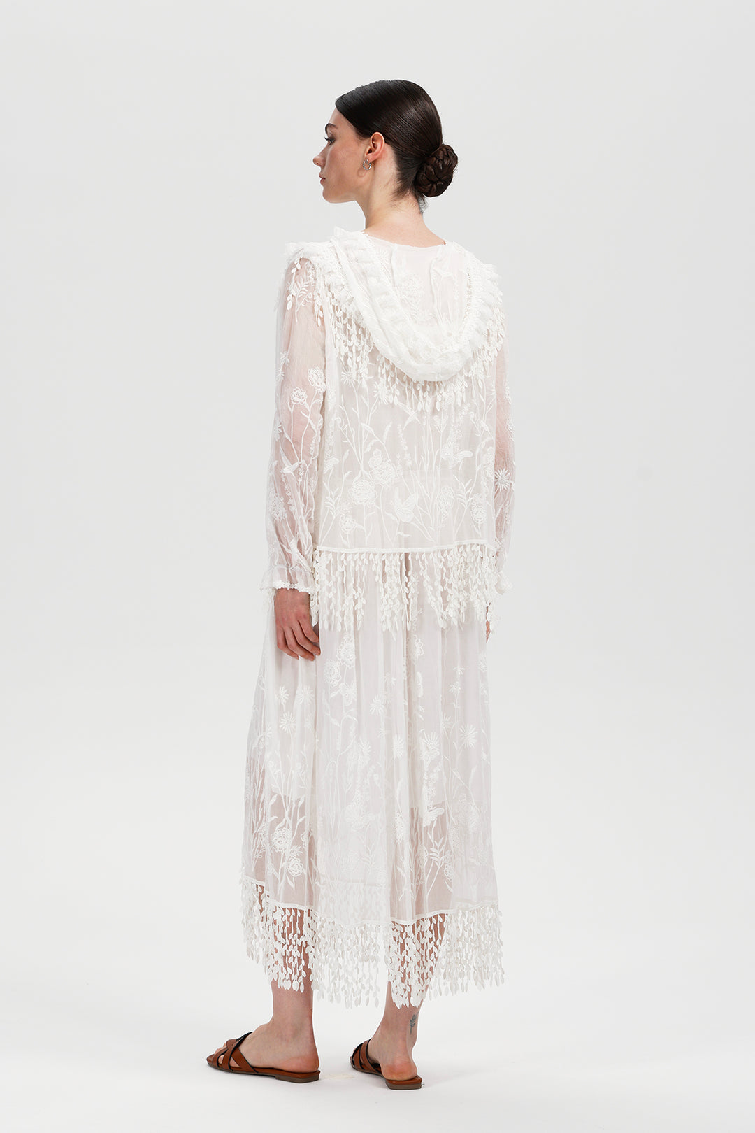 Lavinia White Lace Dress