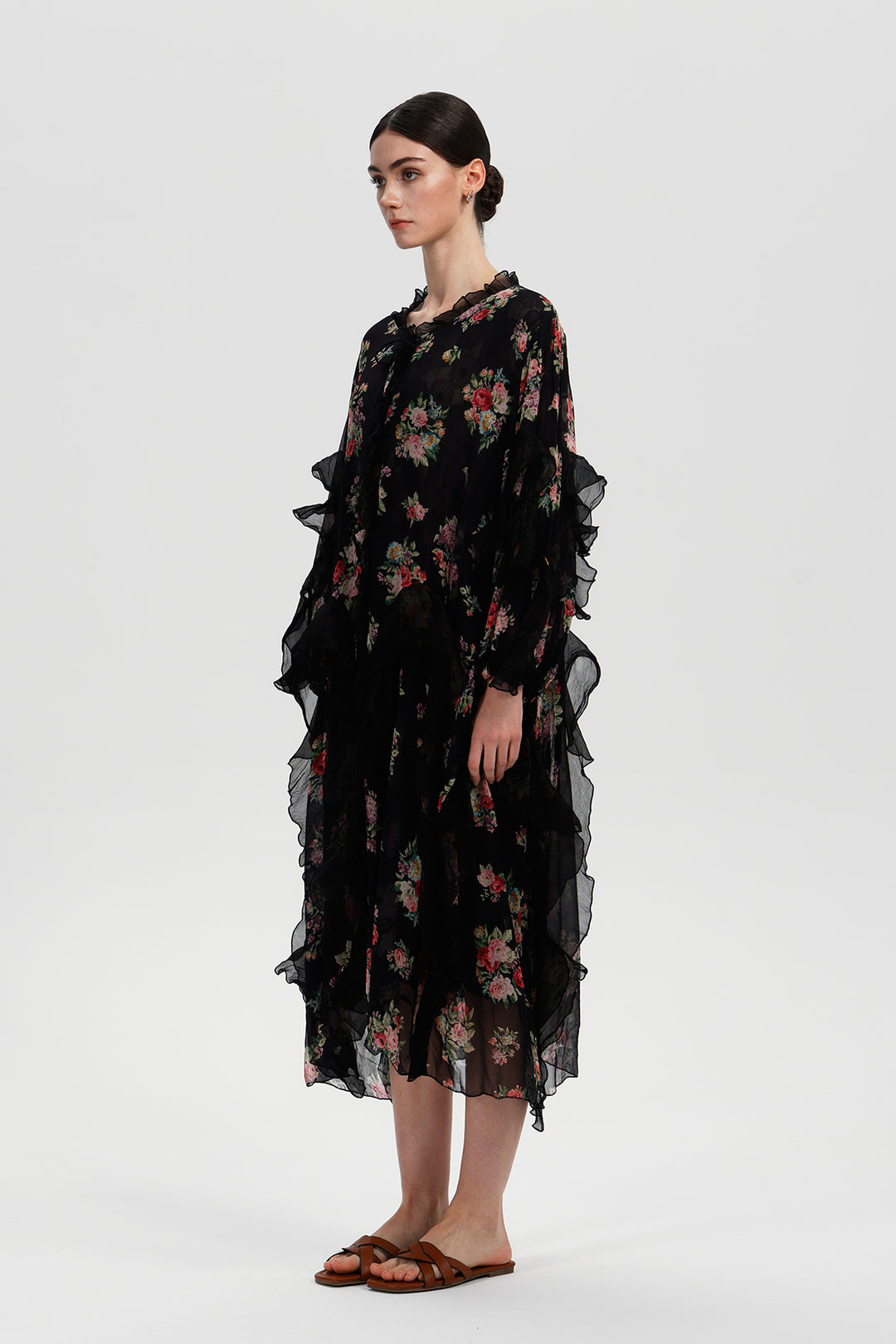 Odessa Bloom Silk Dress