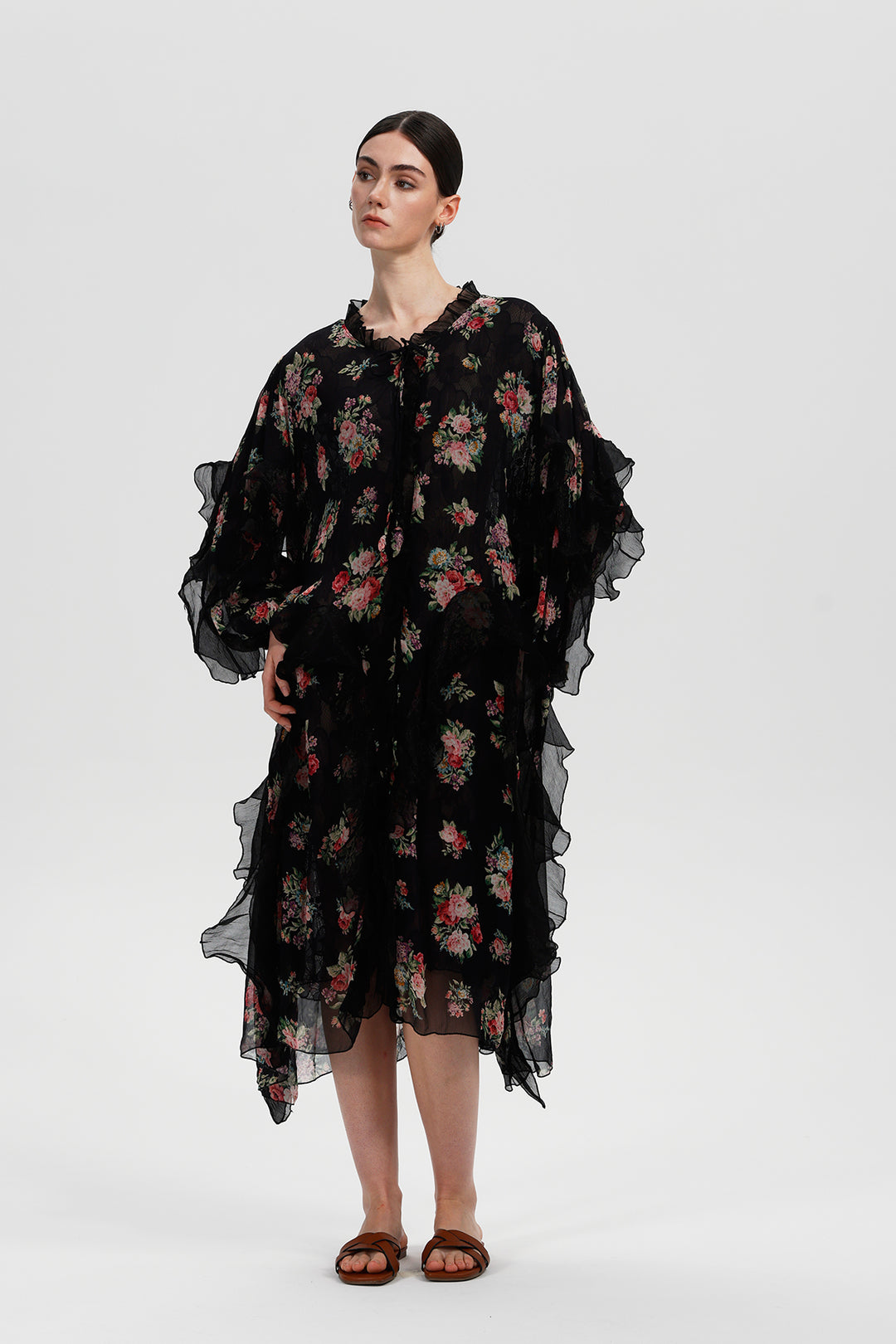 Odessa Bloom Silk Dress