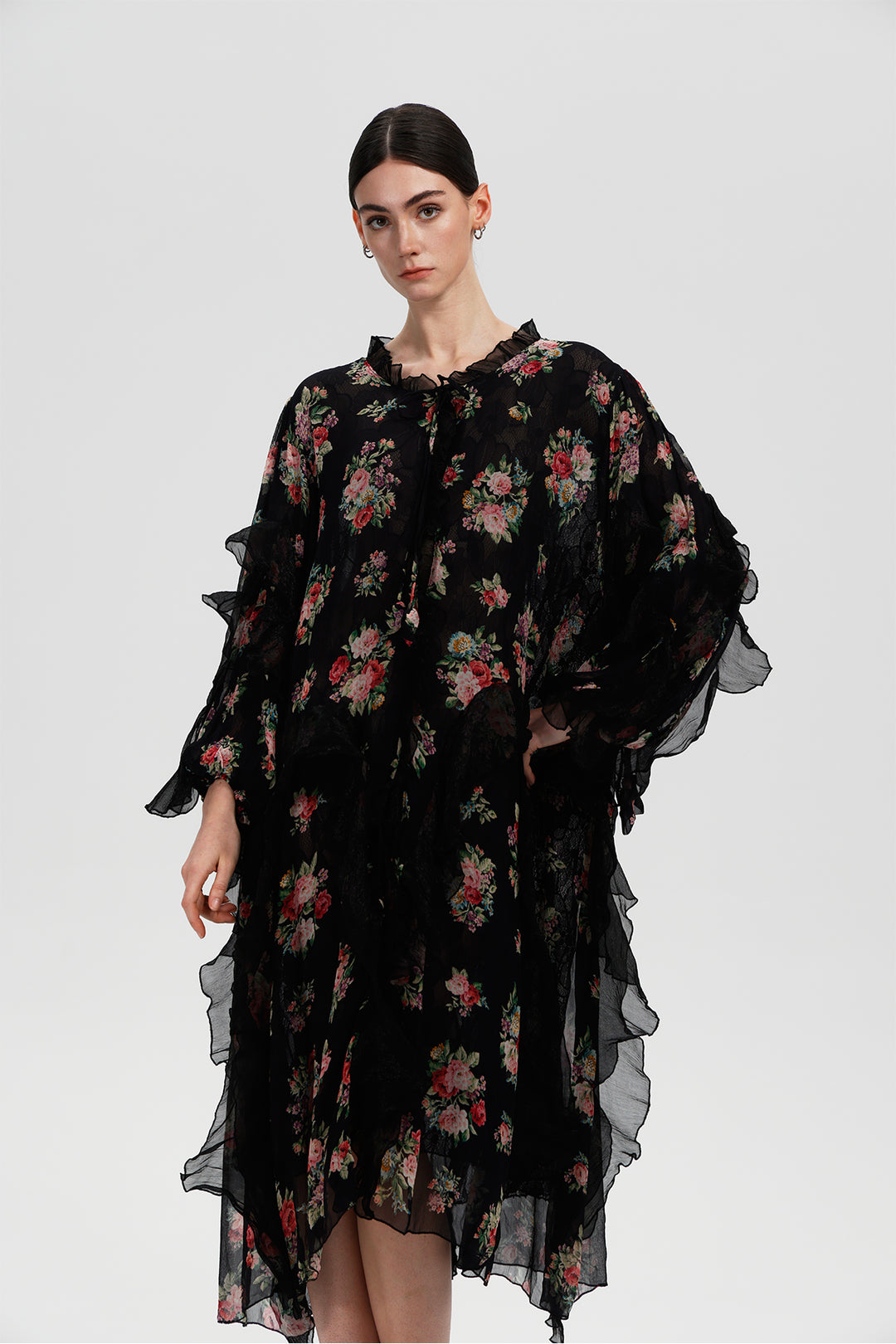 Odessa Bloom Silk Dress