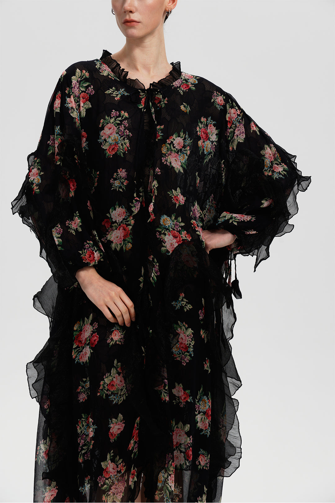 Odessa Bloom Silk Dress