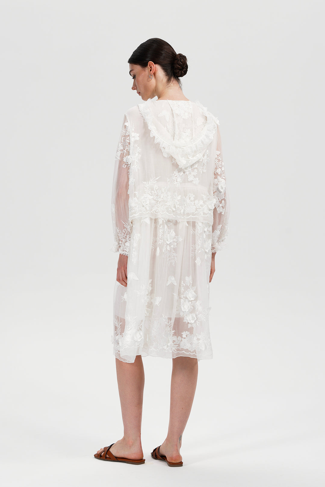 Arden Embroidered Mini Dress