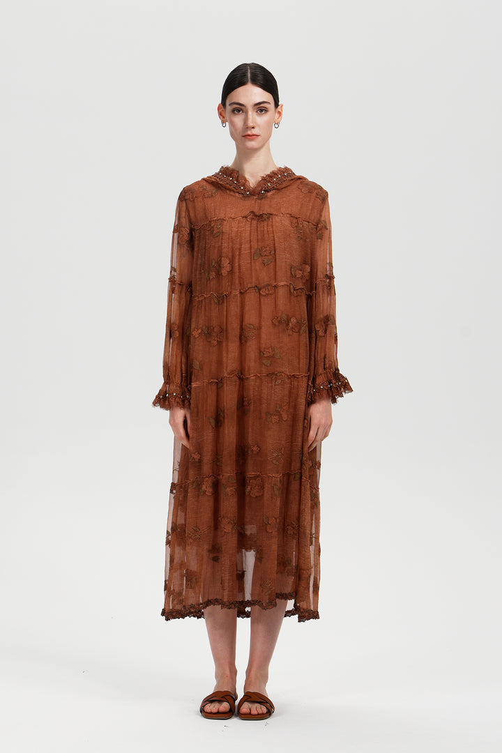 Lourdes Lace Maxi Dress