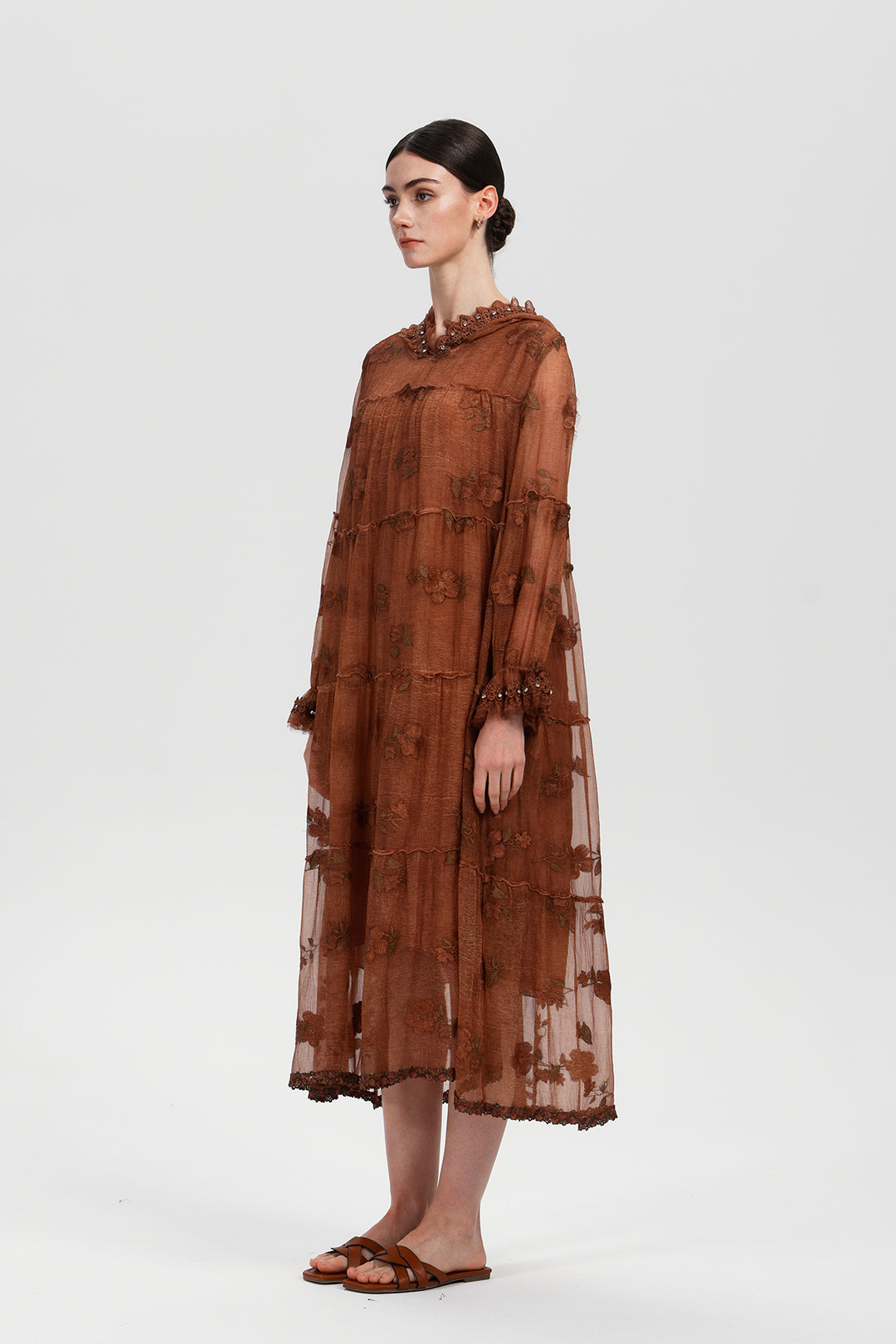 Lourdes Lace Maxi Dress