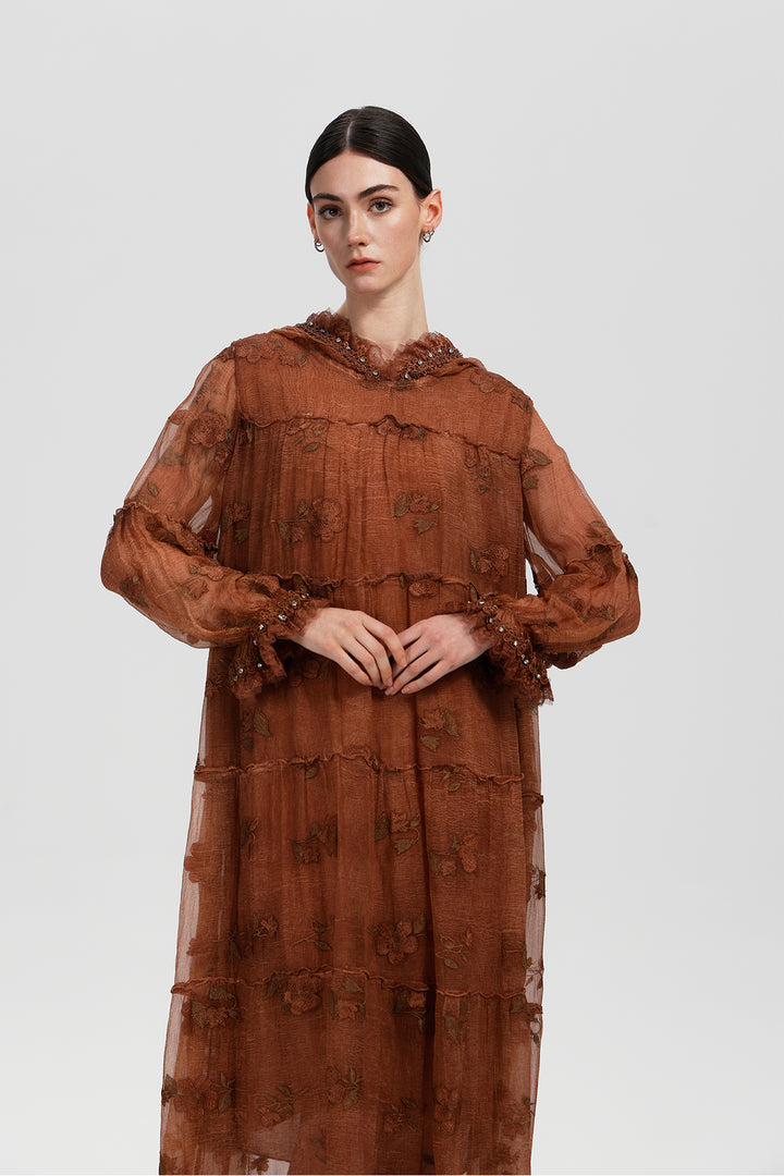 Lourdes Lace Maxi Dress