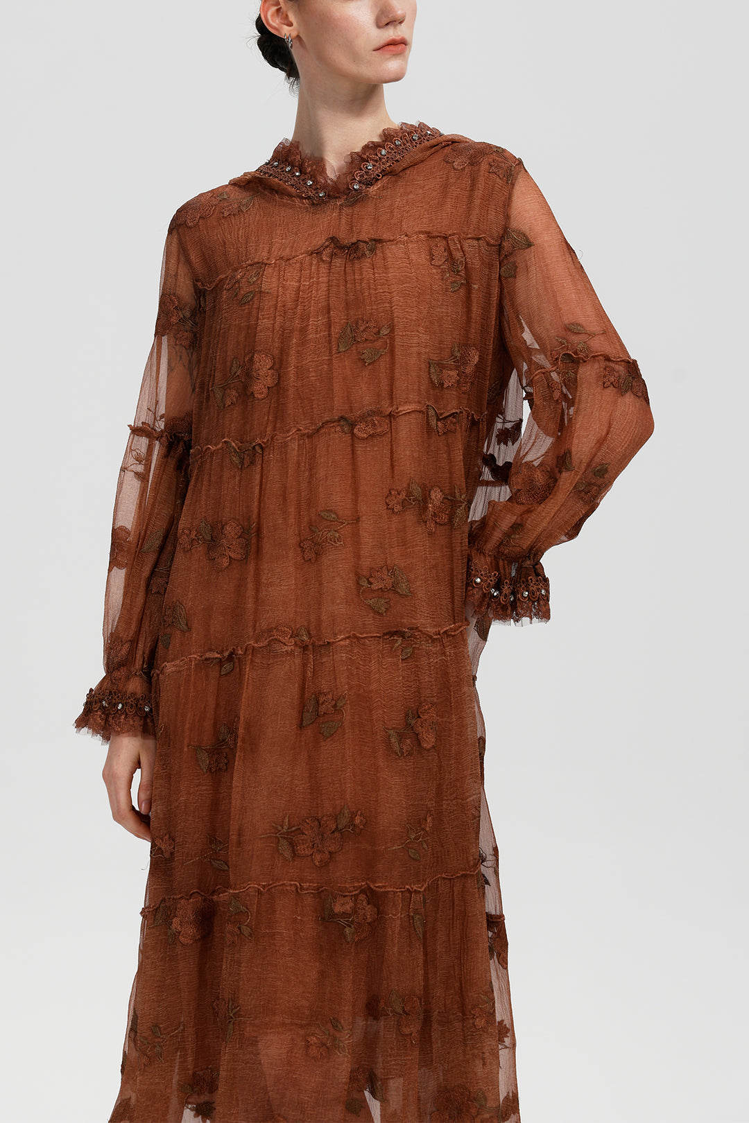 Lourdes Lace Maxi Dress