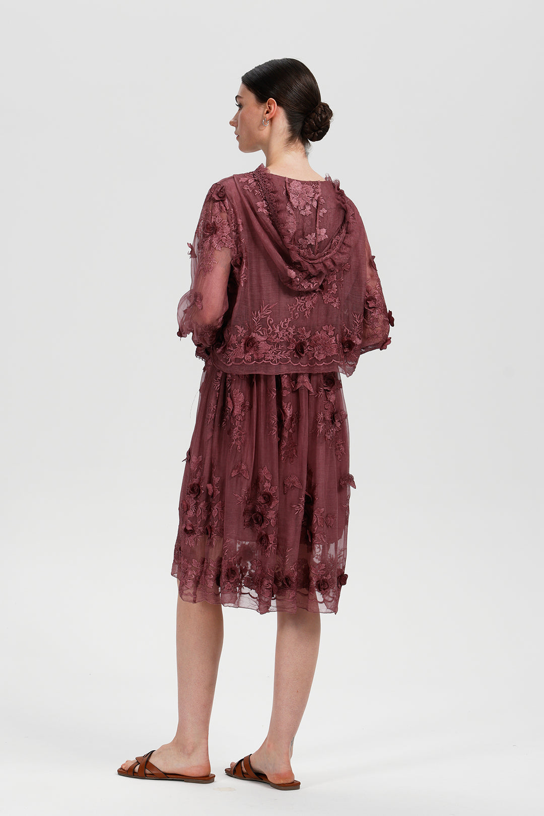 Arden Embroidered Mini Dress