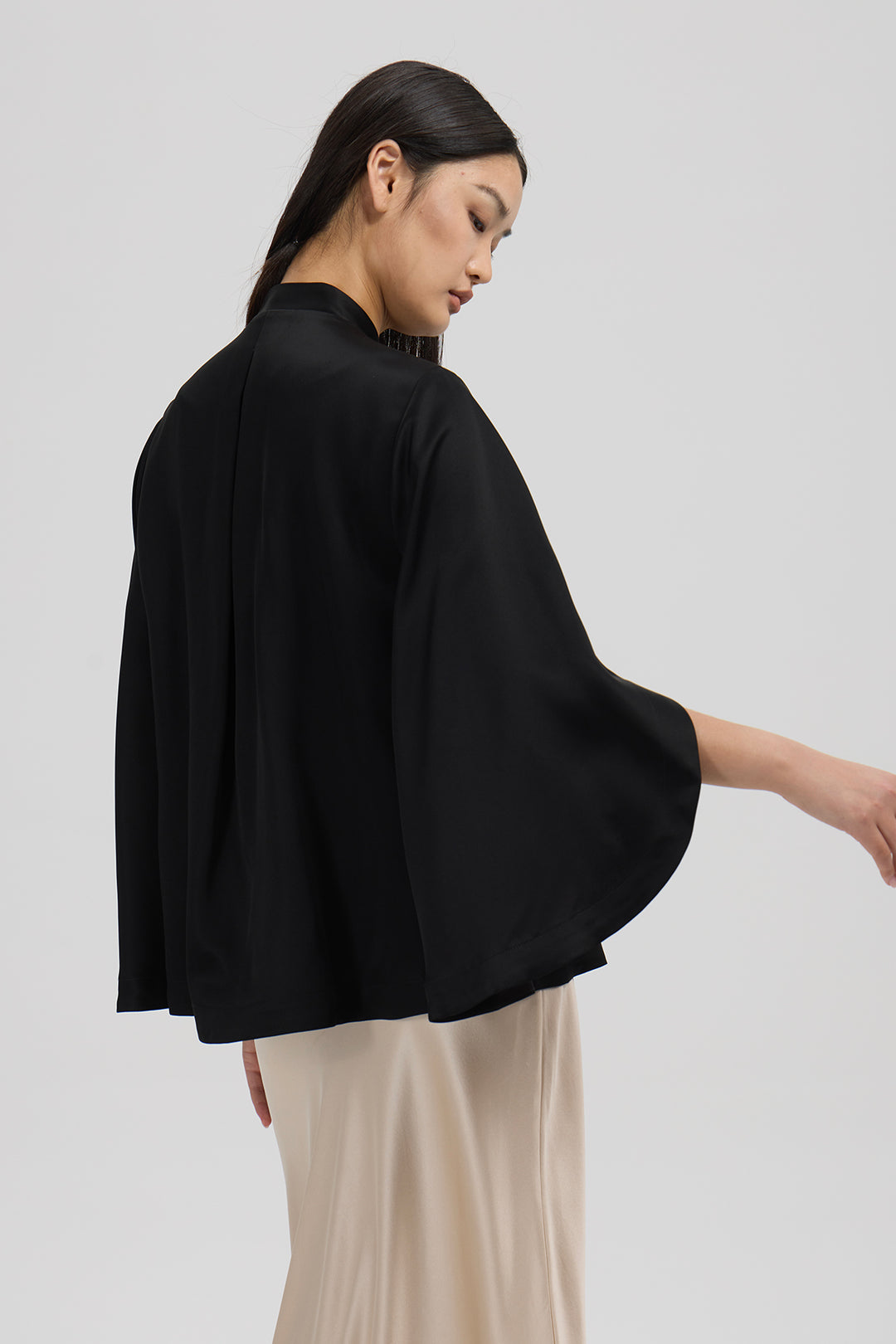 Thalia Floral Sequin Cape