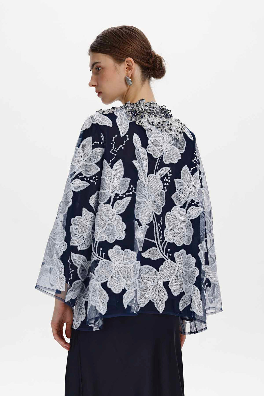 Maristela Beaded Floral Blouse