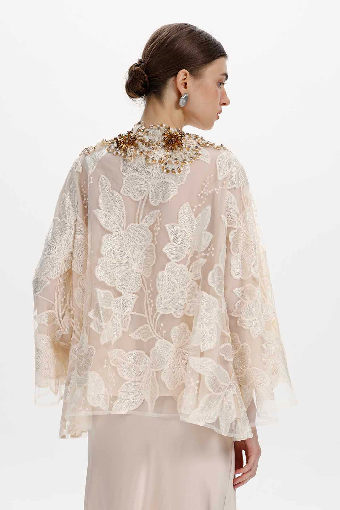 Maristela Beaded Floral Blouse