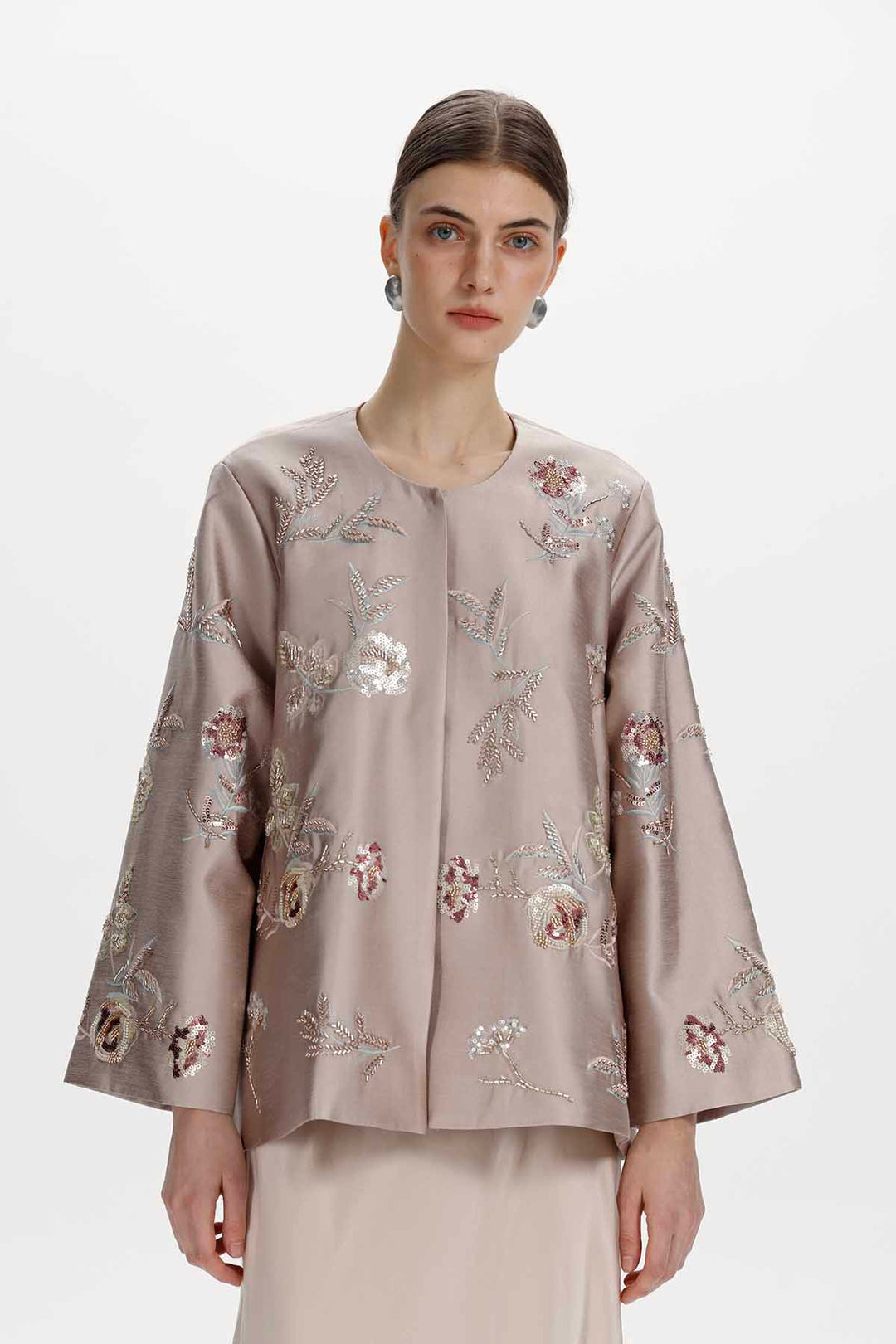 Marlowe Beaded Floral Jacket