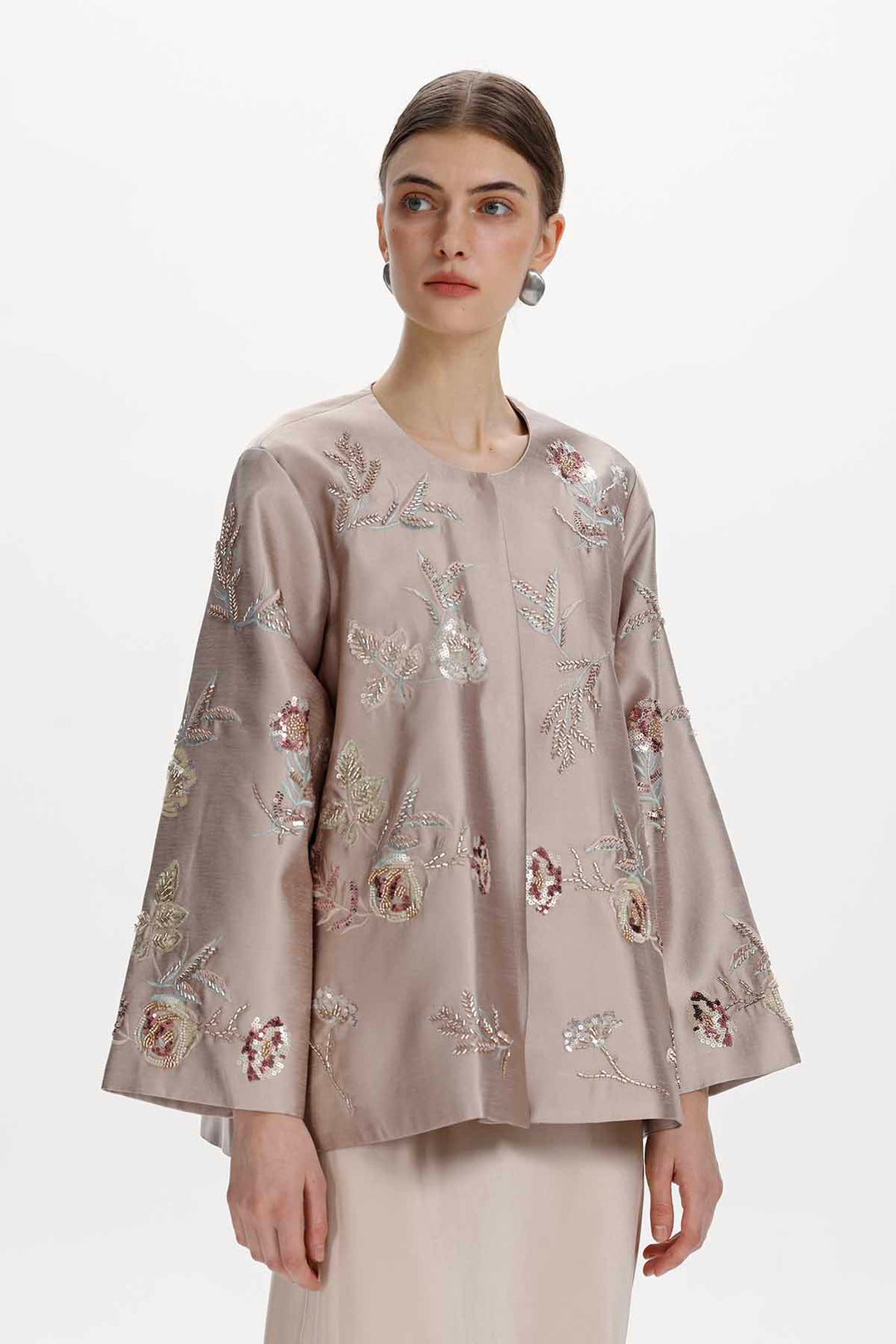 Marlowe Beaded Floral Jacket