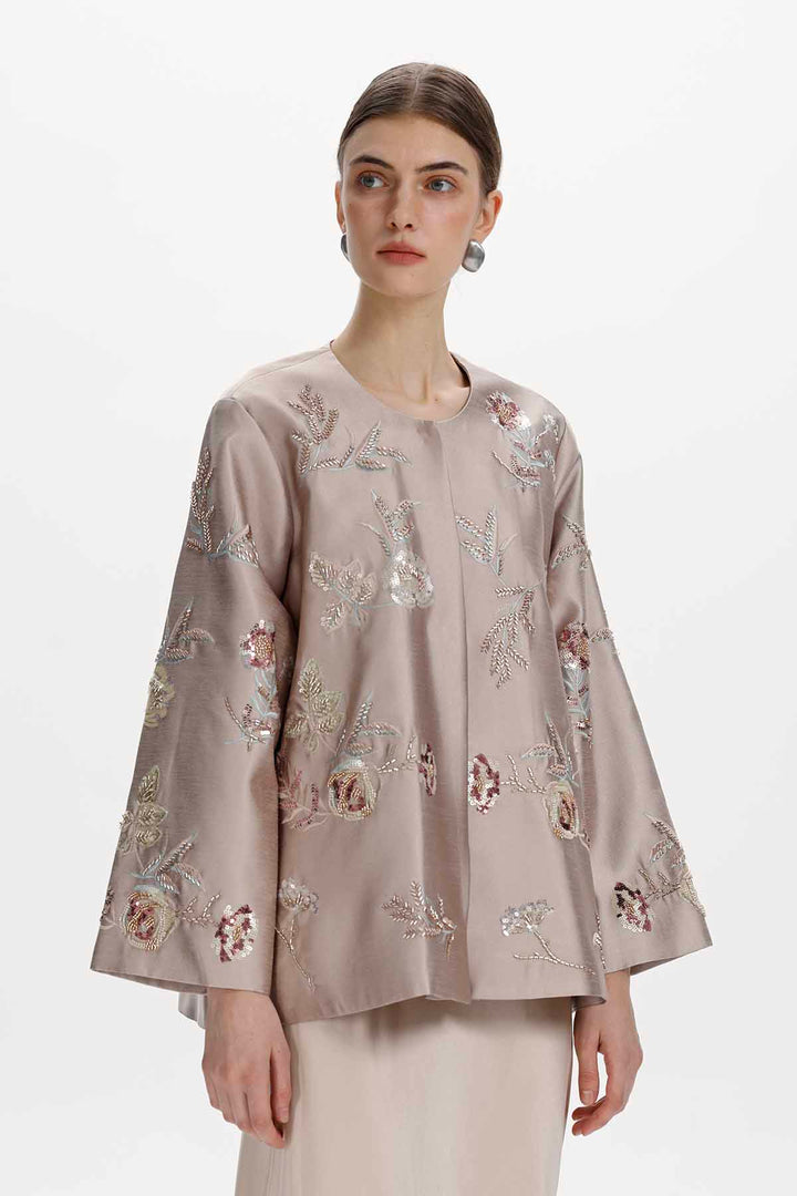 Marlowe Beaded Floral Jacket