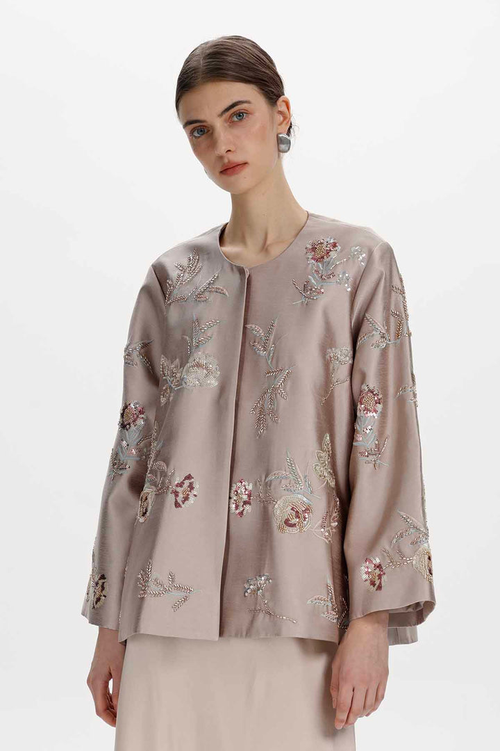 Marlowe Beaded Floral Jacket