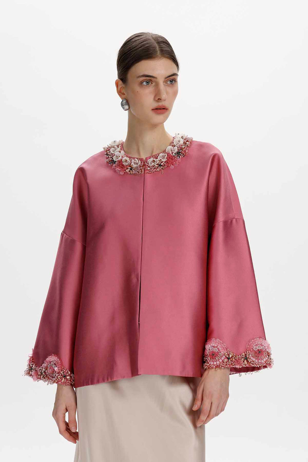 Aster Beaded Collar Jacket