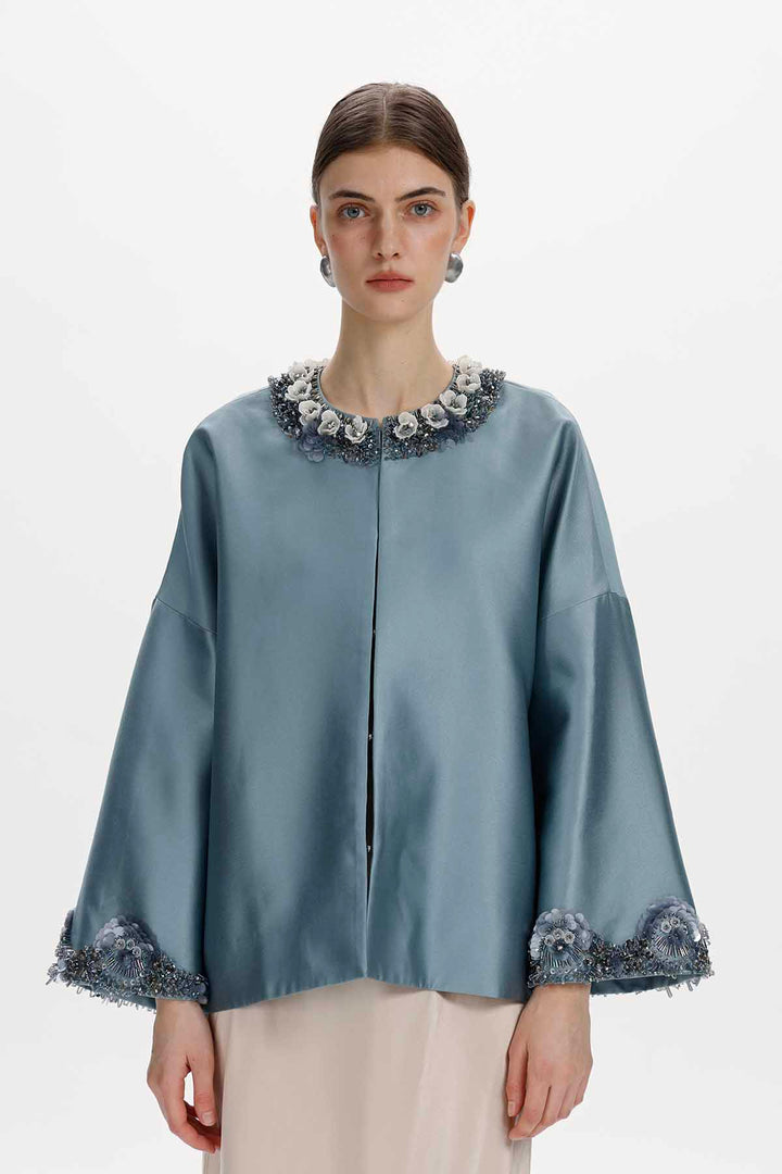 Aster Beaded Collar Jacket