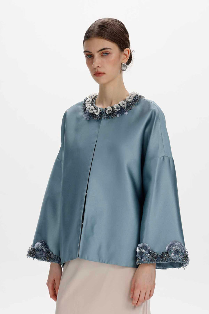 Aster Beaded Collar Jacket