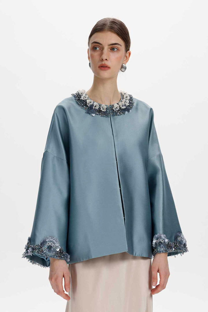 Aster Beaded Collar Jacket
