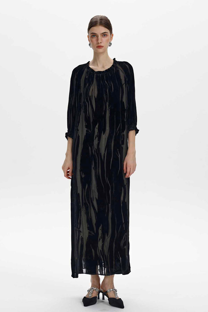 Greta Maxi Velvet Dress