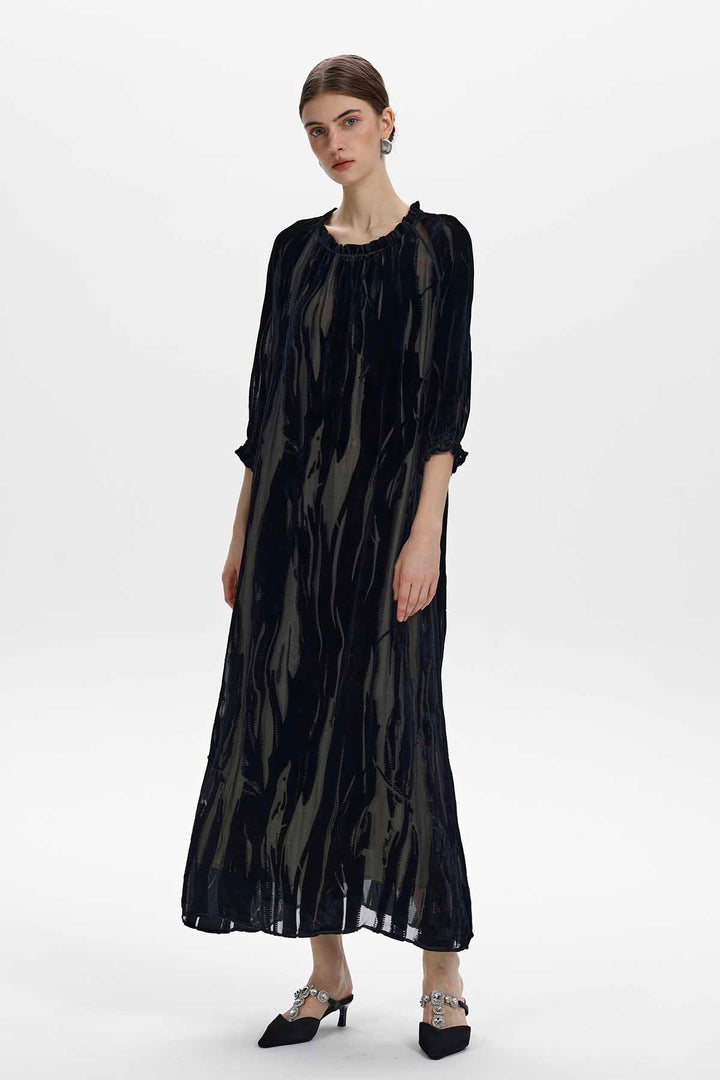 Greta Maxi Velvet Dress
