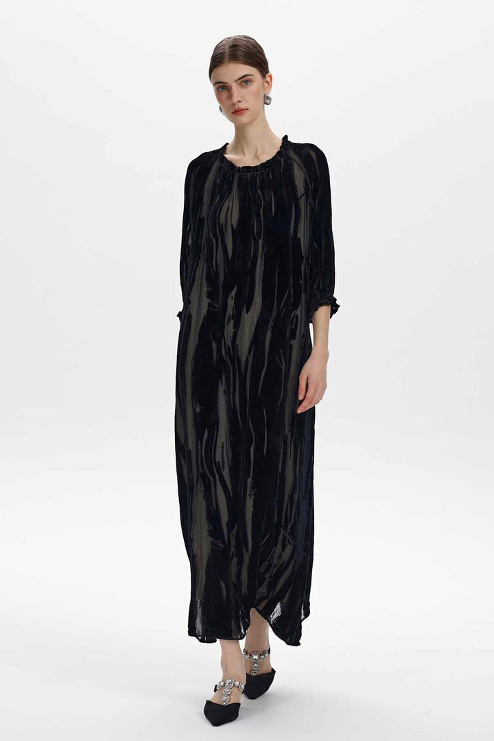 Greta Maxi Velvet Dress