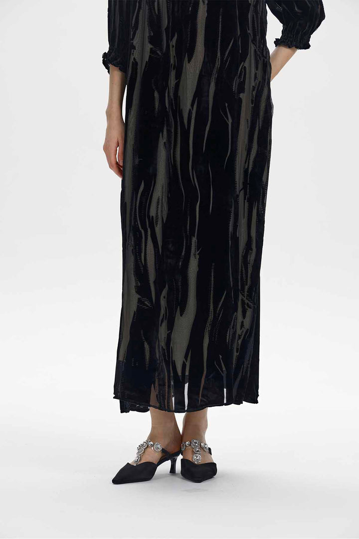 Greta Maxi Velvet Dress