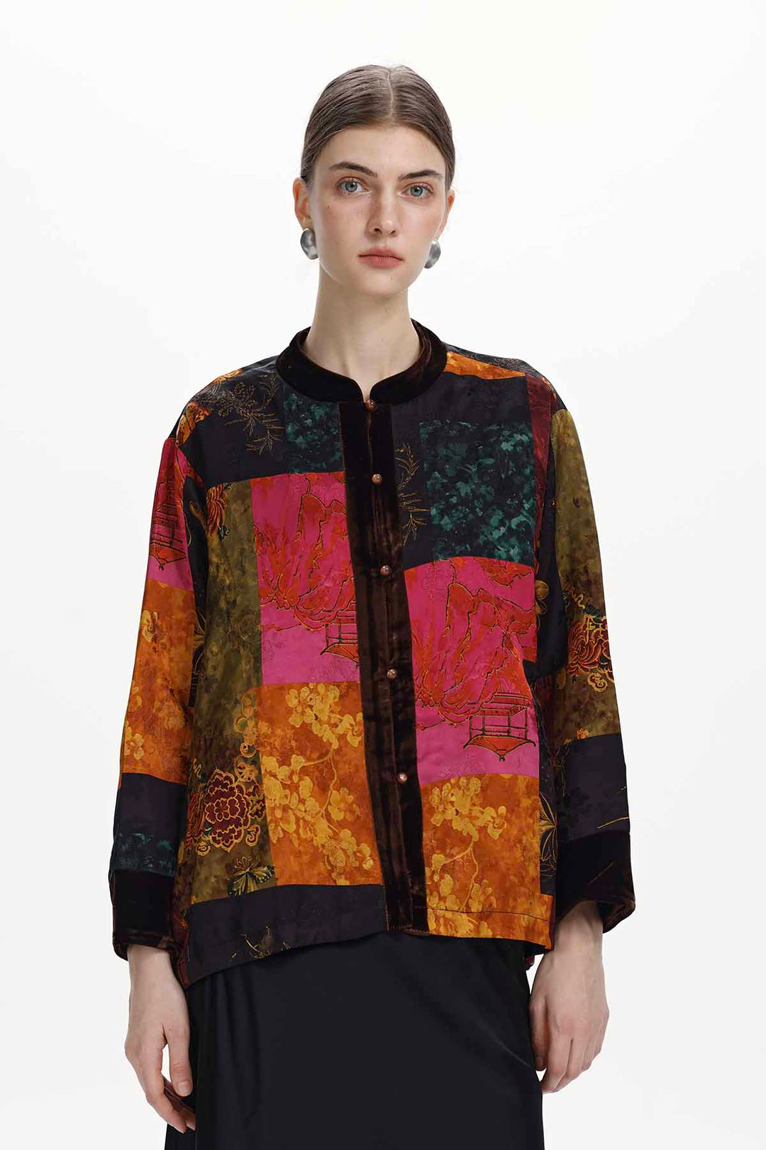 Oriane Patchwork Jacket