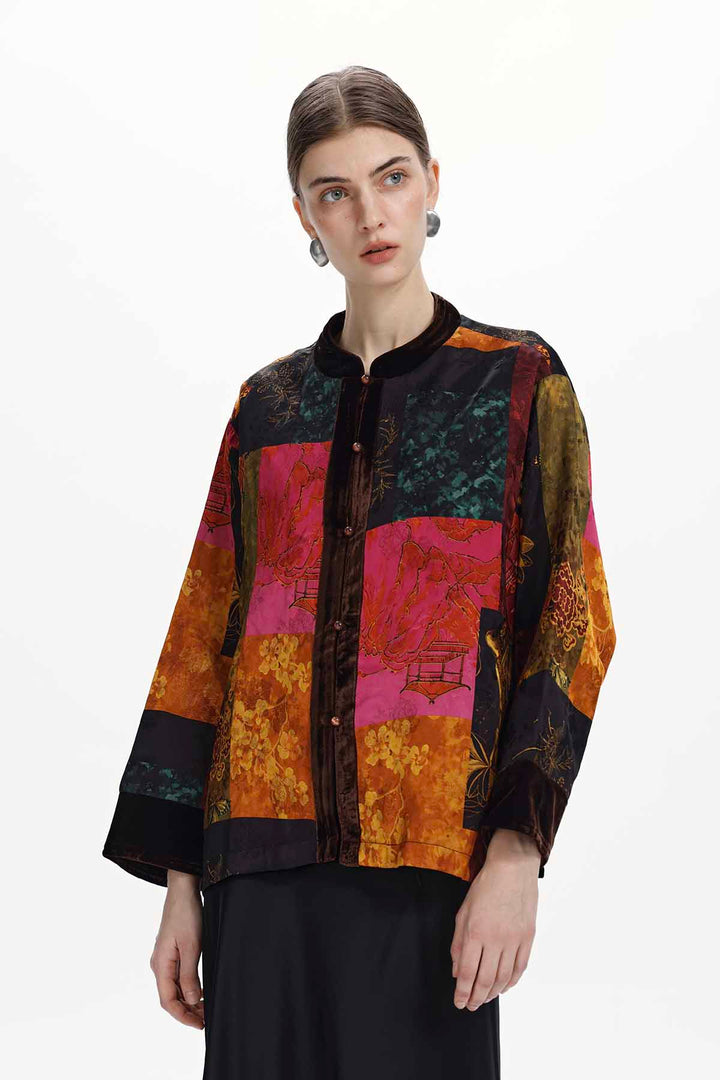 Oriane Patchwork Jacket