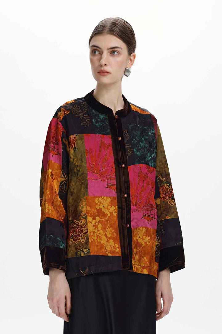 Oriane Patchwork Jacket