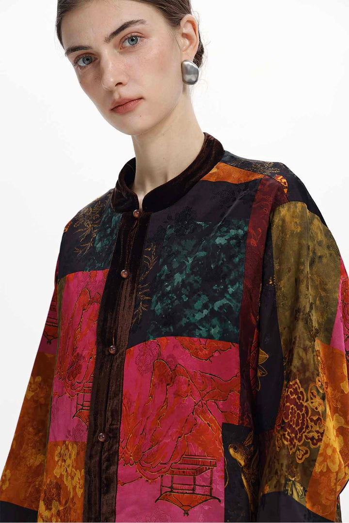 Oriane Patchwork Jacket