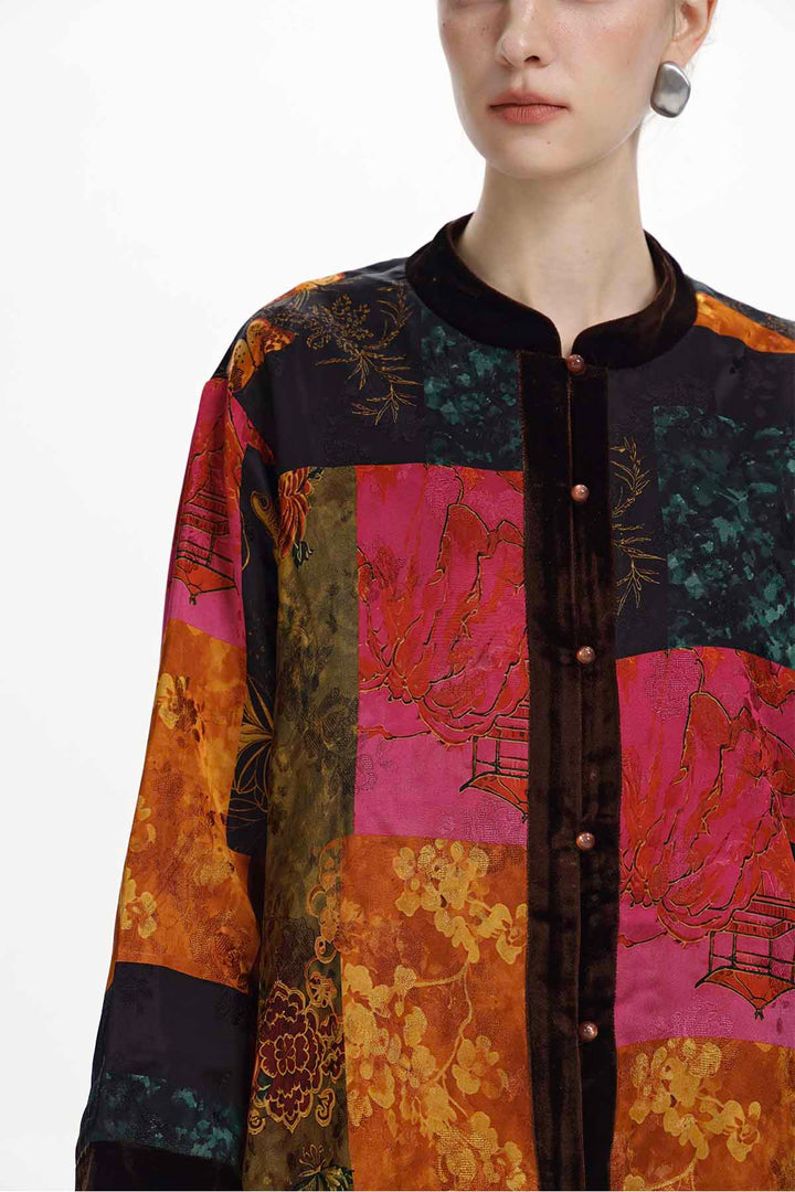Oriane Patchwork Jacket