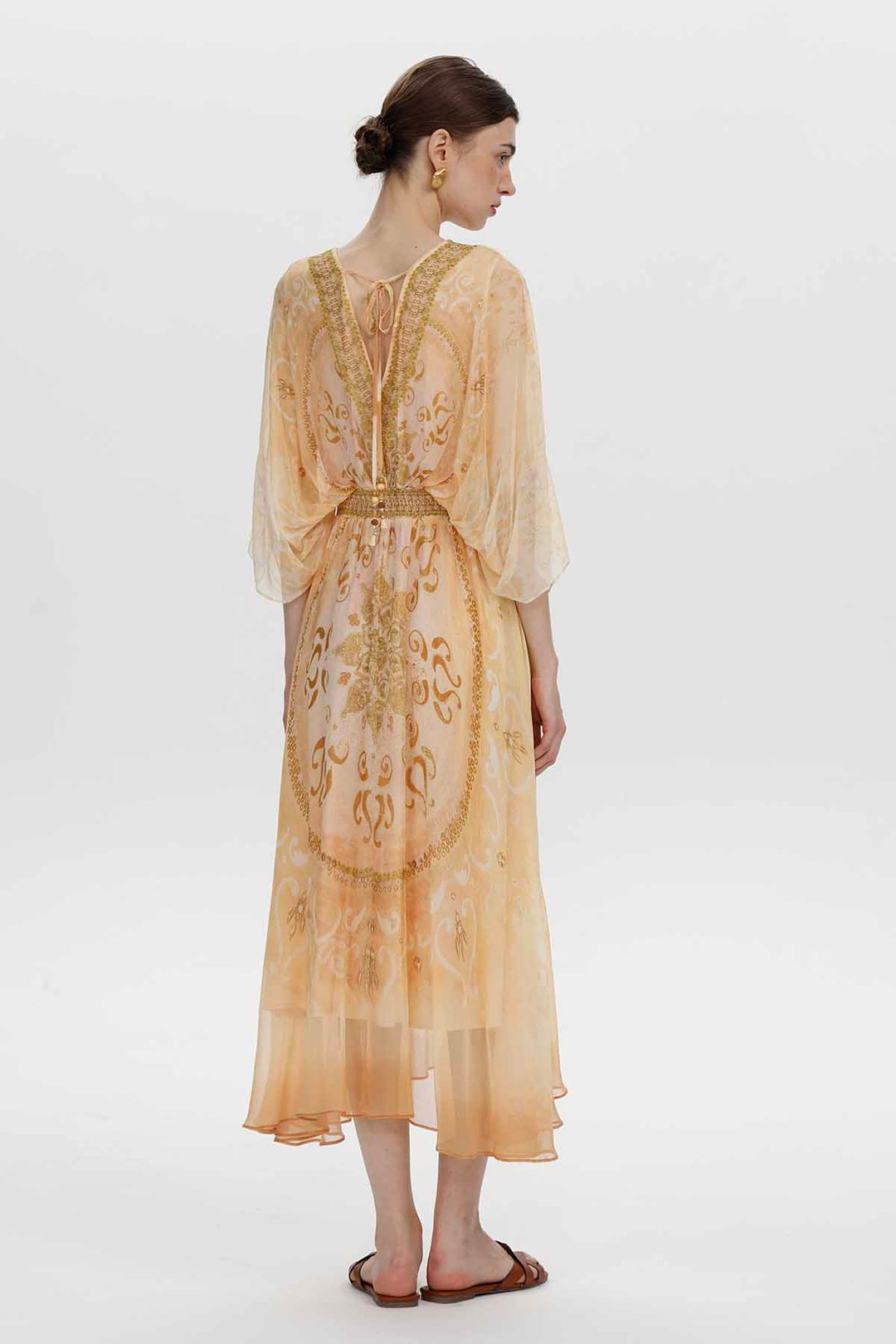 Aurora Embellished Bohemian Midi Dress