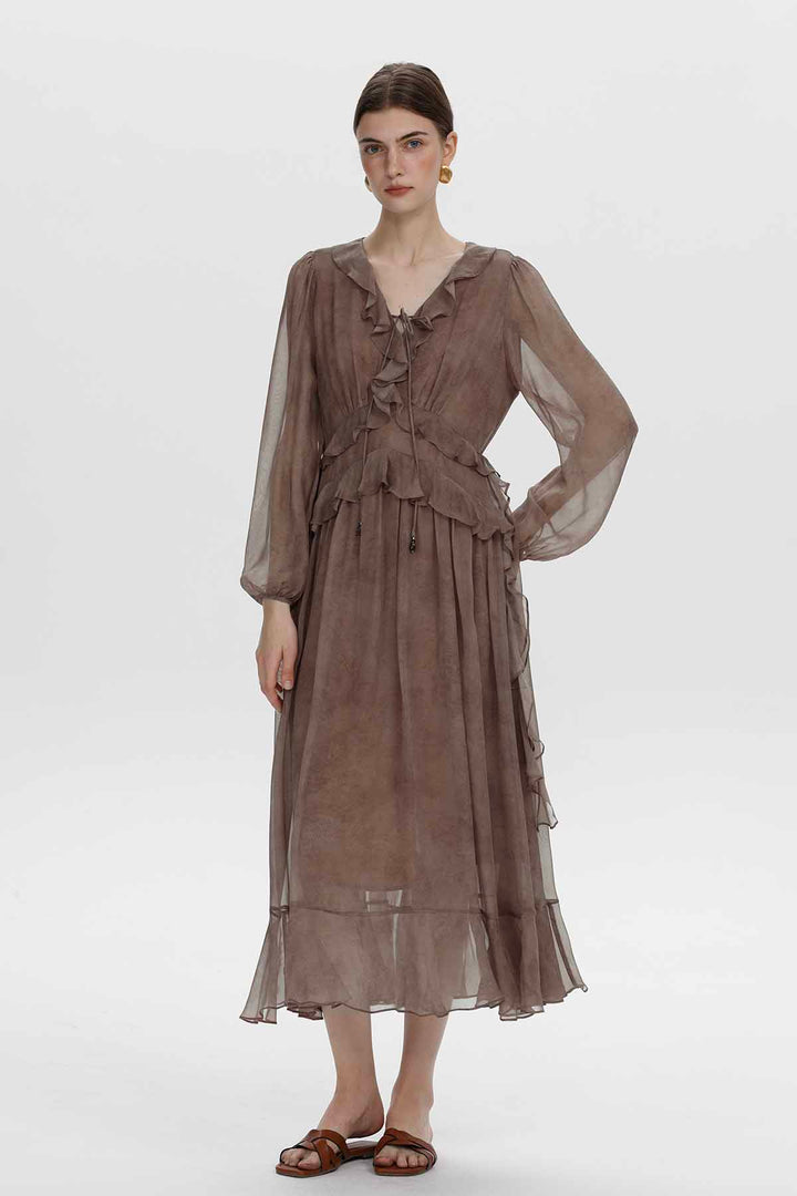 Stella Silk Dress – ROSELABEL