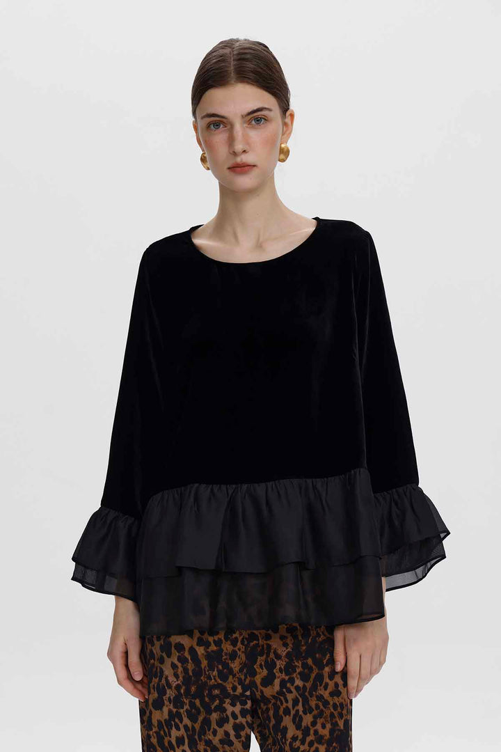 Rebecca Velvet Blouse