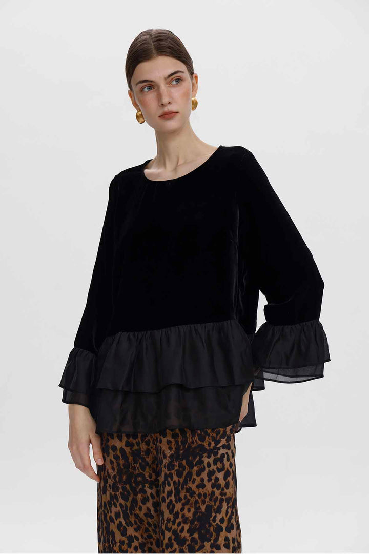 Rebecca Velvet Blouse
