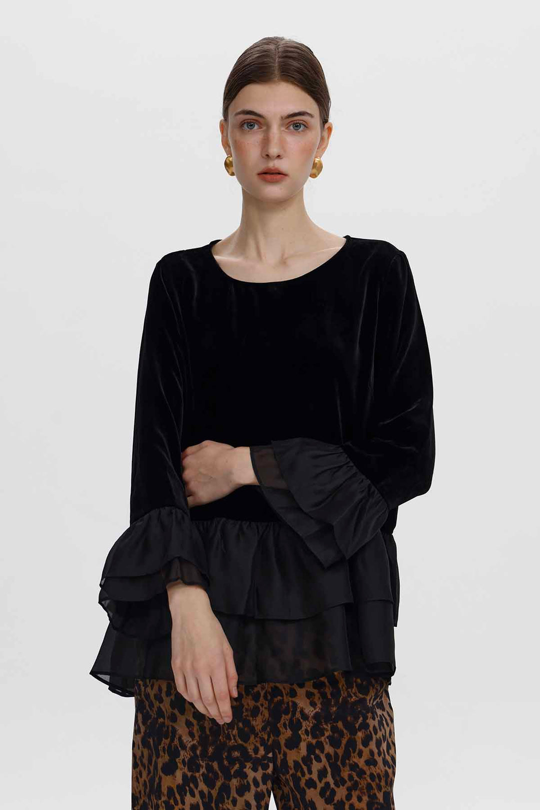 Rebecca Velvet Blouse