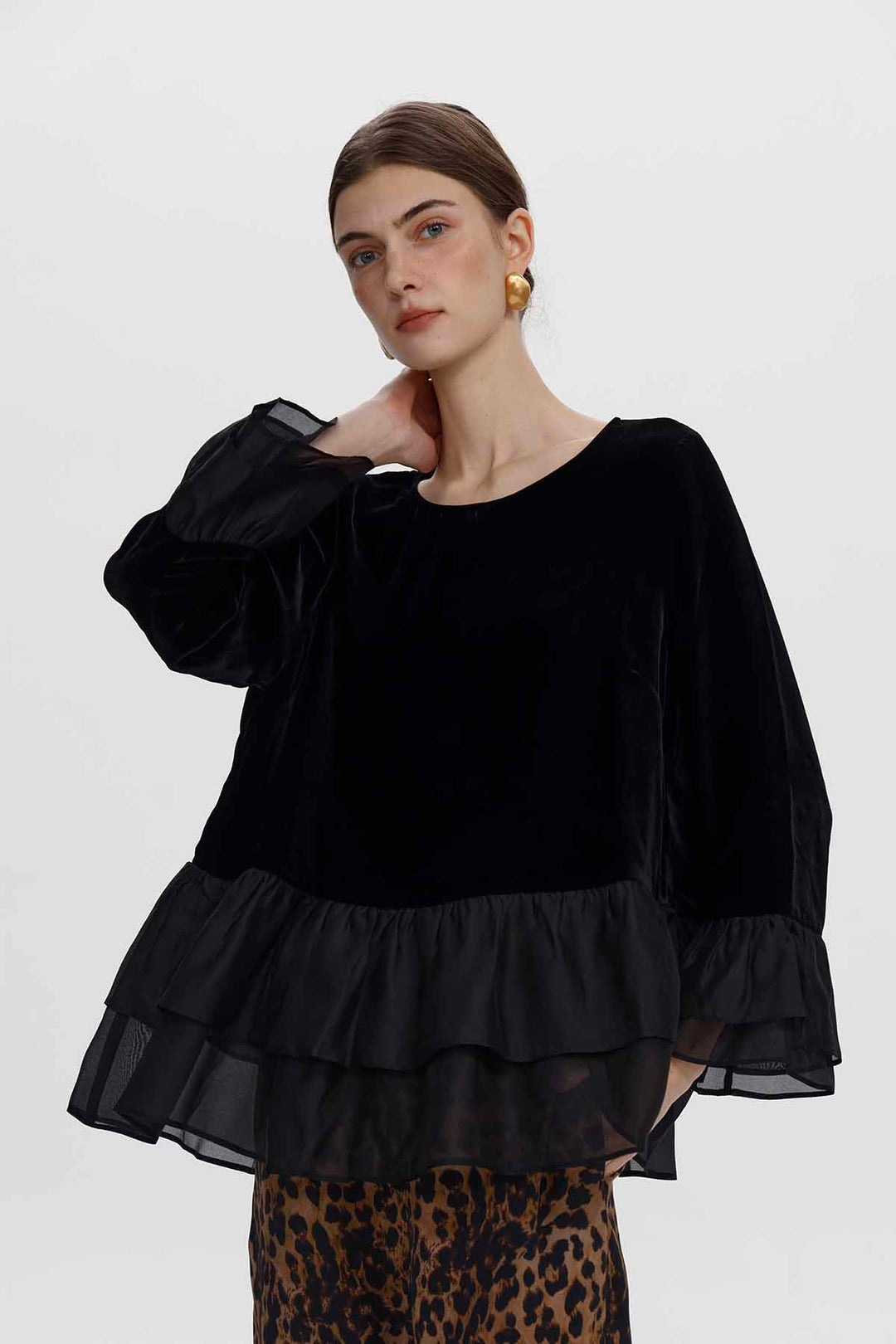 Rebecca Velvet Blouse